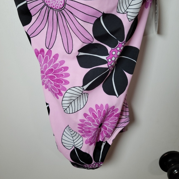 Sirena Pink Floral Swimsuit | One-Piece Simsuit | Size 10 (NWT) - Picture 2 of 9